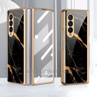 Z Fold 3 Luxury Cases With Inbuilt Tempered Glass Protector