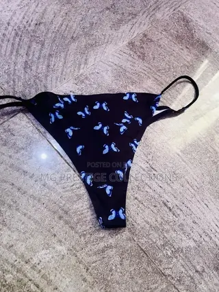 Women's Sexy Printed String Bikinis / Thong Panties – Size XL