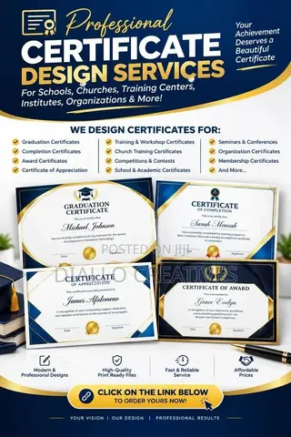 Certificate Design Service