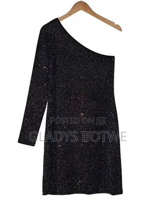 New One Shoulder Mini Dress. Uk Size:18