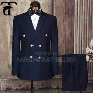 Double Breasted Suit Solid Color