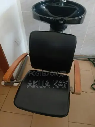 Hair Washing Basin and Chair