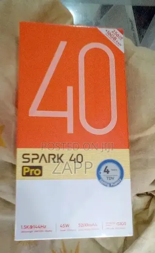 New Tecno Spark 40 Pro 256 GB Black