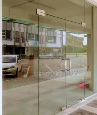 Double Glass Door Installation