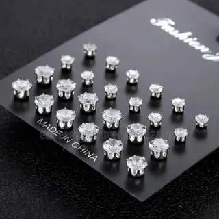 Diamond Magnetic Earrings