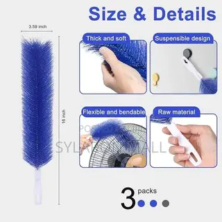 Intense Flexible Dust Cleaning Brush For Fans Appliances