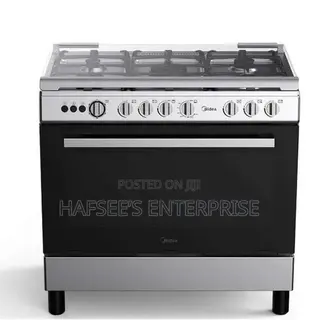 Midea 5 Gas Burner With Oven and Grill