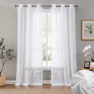 White Curtain Voil