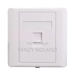 Networking. Single Faceplate With Cat6 Keystone Jack