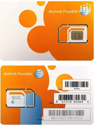 Unactivated at T Sim Card for USA