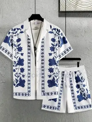 Shirt and Shorts Set for Men