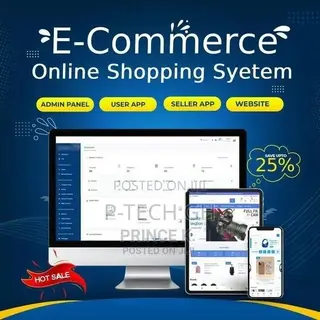 Ecommerce Shopping Website With Admin Panel + App
