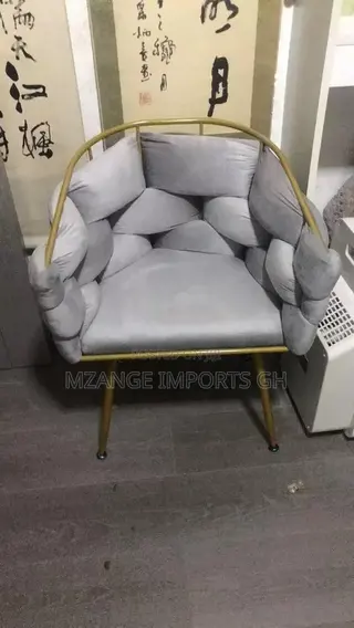 Grey Luxury Velvet Chair