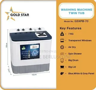 Goldstar Washing Machine Twin Tub 7kg