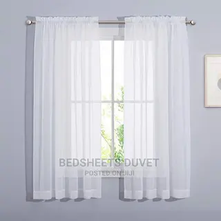 White Voile Curtains