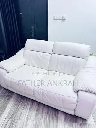 White Leather Sofa