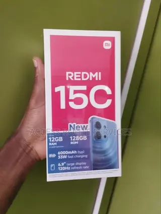 New Xiaomi Redmi 15C 128 GB Black