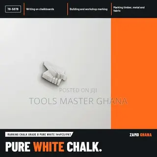 Marking Chalk Grade B Pure White 144Pcs/PKT - 78-5079