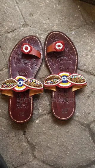 Quality Kenya Beaded Slippers