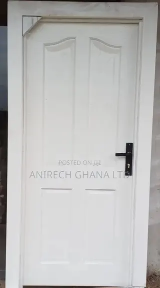 4 White Panel Door + Frames + Architraves