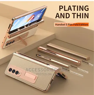 Z Fold 3,4 and 5 Case With Screen Protector,Hinge and Stand