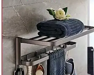 Towel Shelf – Gray (AL-5711)