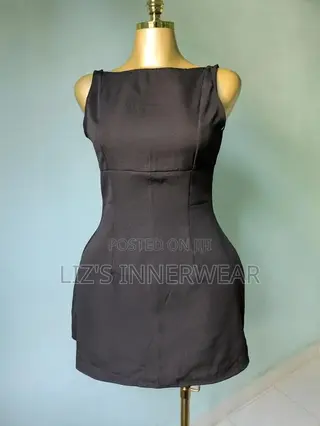 Sleeveless Black Mini Dress