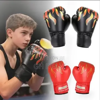Eeekit Teenager Boxing Gloves, Cartoon Pu Leather Sparring Grapple