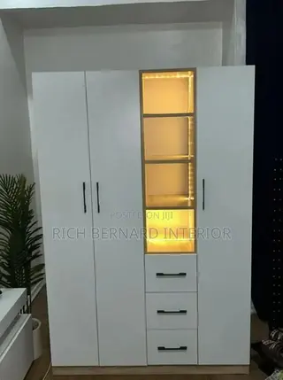 Lumina White Led Wardrobe