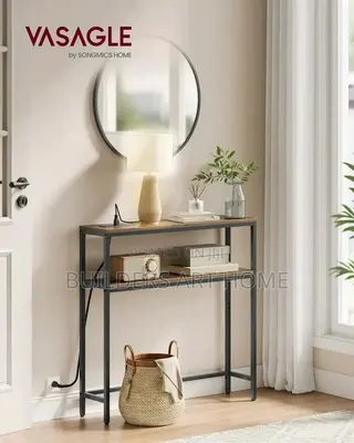Console Table With Mirror and Charging Spot.