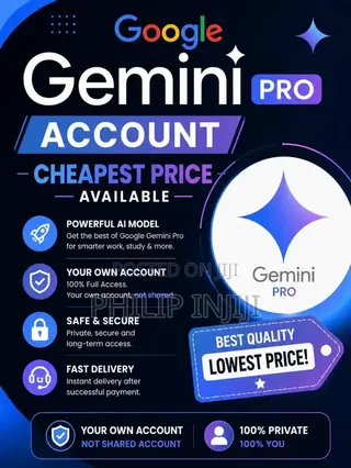 X5 Google Gemini Ai Pro + 5tb Cloud Storage