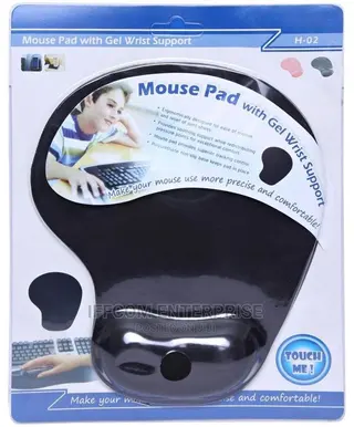 Mouse Pad With Gel Wrist Support