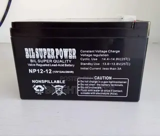 Bil Super Power 12v 12ah Battery