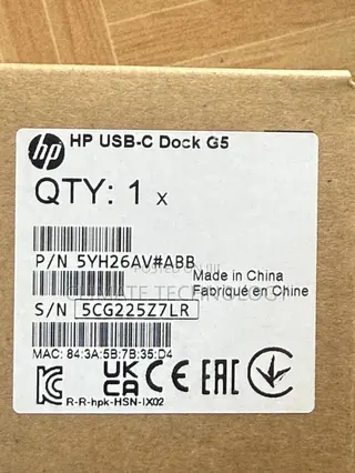 HP USB-C Dock G5