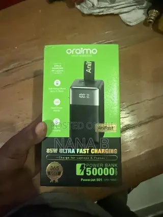 Oraimo 50,000 mAh Powerbank