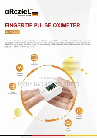 White Finger Pulse Oximeter