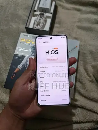 New Tecno Pova 7 Ultra 5G 256 GB Silver