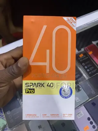 New Tecno Spark 40 Pro 256 GB Gray
