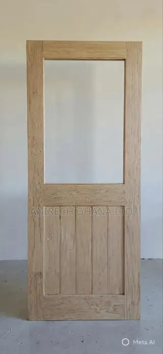 1 Panel With Glass Door