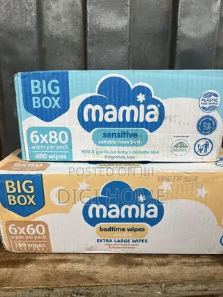Mamia Baby Wipes Bulk Big Boxes
