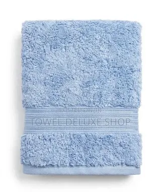Sky Blue and Sage Green Bath Towels