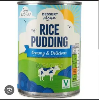 Dessert Menu Rice Pudding