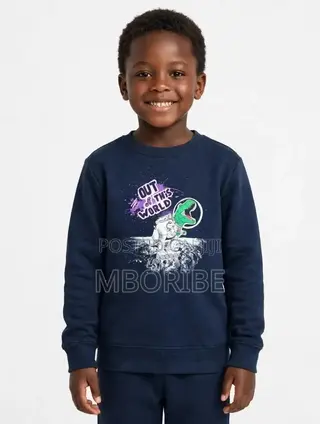 Kids Sweatshirt - Out of the World Dinasour - Age 5-7