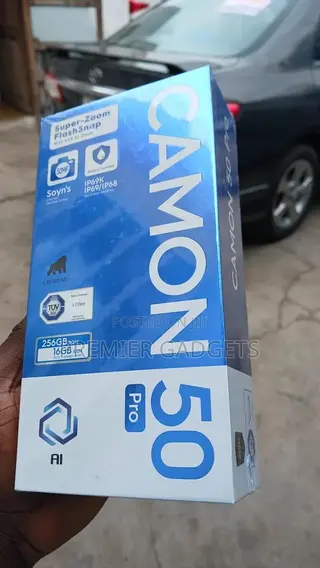 New Tecno Camon 50 Pro 256 GB Silver