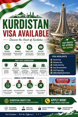 Kurdistan Visa Available
