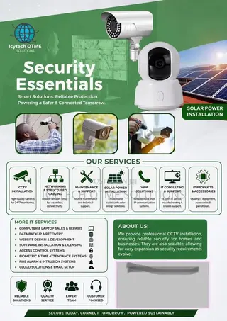 Solar CCTV Surveillance Installation