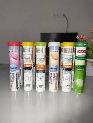 Mivolis and Omnivit Vitamin C and Magnesium Tablets
