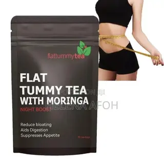 Flat Slim Tea Tummy Moringa Detox Weight Loss Fat Burner - 28 Tea Bags