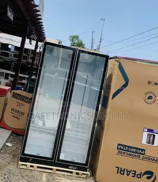 Arctic Display 690L Pearl 2 Doors Black Fridge