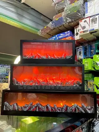 LED Artificial Fireplace Lantern